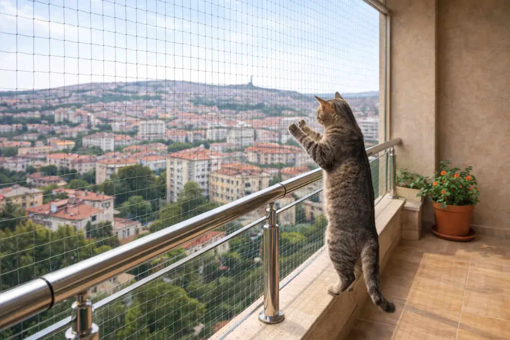 Keçiören Kedi Filesi Montajı Uygulaması