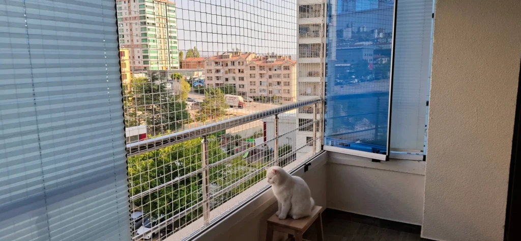 pencere kedi filesi ankara montajı